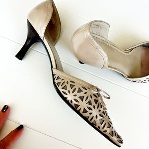 Liz Claiborne Flex ‘cutout lace’ heels